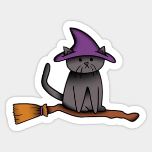 Witchy Kitty Sticker